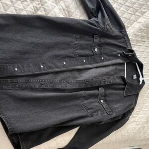 Black Denim Jean Jacket